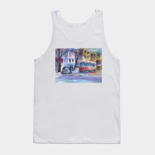 Streetcar in The Beaches, Toronto Tank Top